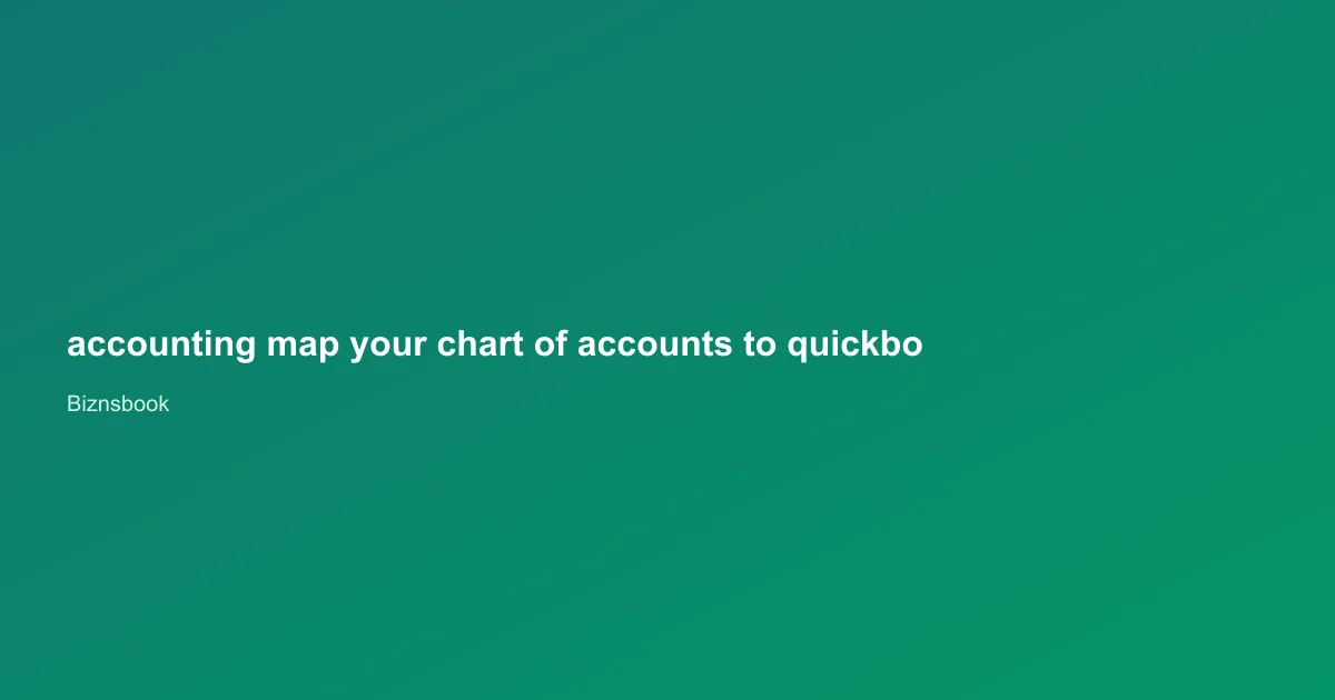 Two-column account mapping screen linking ERP ledger accounts to an external accounting system