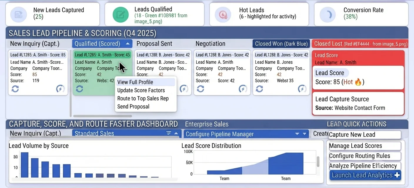 Sales operations lead configuring deal stages and lanes on a CRM pipeline board