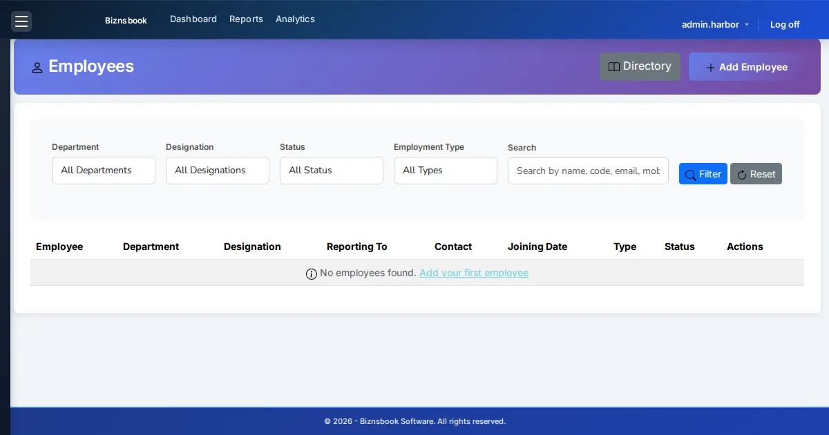 HR administrator updating employee profile with linked documents in HRMS system