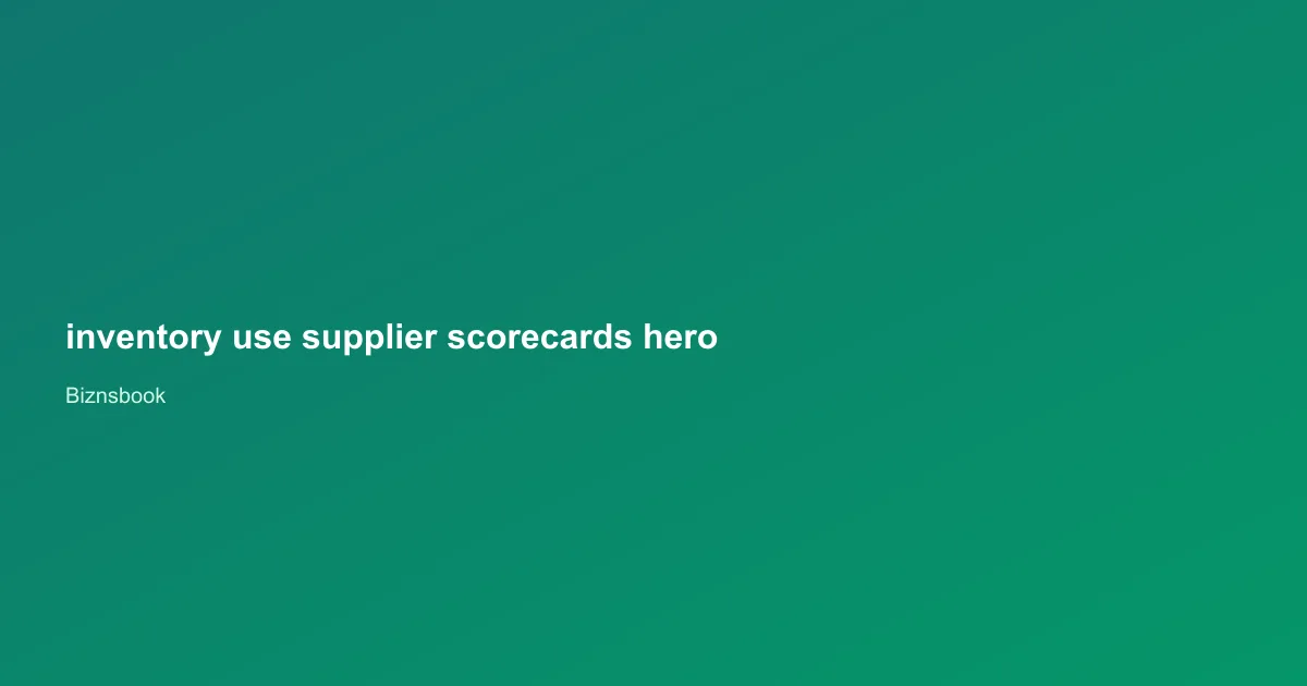 Buyer reviewing supplier scorecard ranking with overall scores and trend arrows in inventory ERP