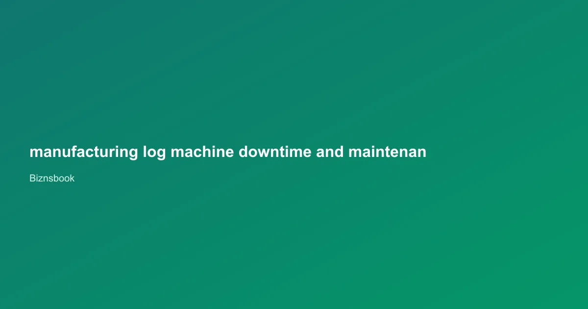 Maintenance technician logging machine downtime and preventive maintenance on a workstation screen